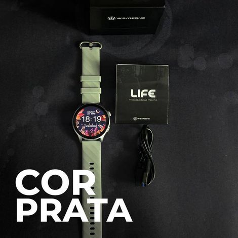 LIFE SMARTWATCH A PROVA D'ÁGUA 1 ATM AMOLED