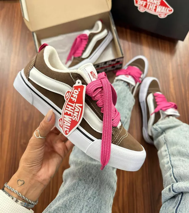 Knu marrom/rosa